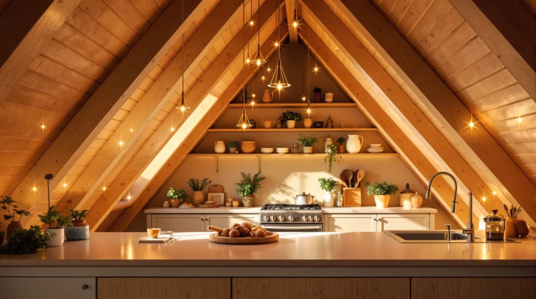 Kuchnia pod skosem – inspiracje i porady aranżacyjne