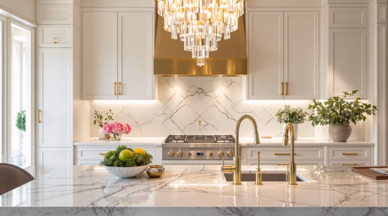 Kuchnia glamour w bloku - eleganckie aranżacje i inspiracje 6 100013454 1742275220