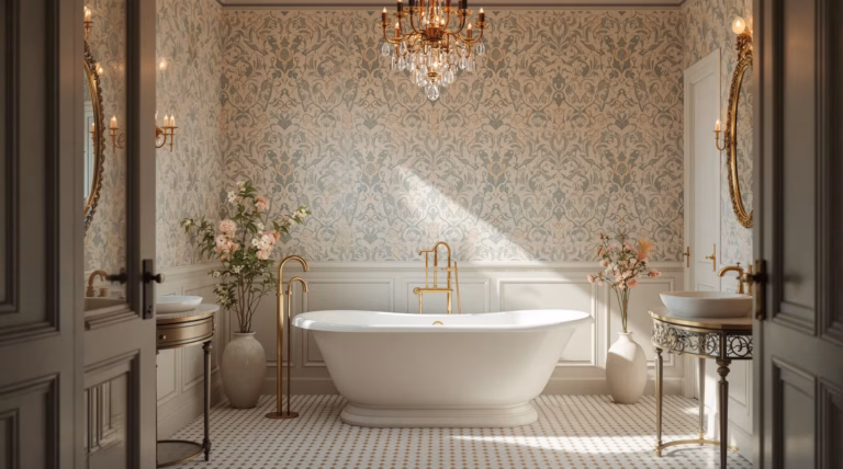 Łazienka w stylu angielskim – eleganckie inspiracje i porady