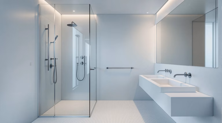 Łazienka dla niepełnosprawnych w bloku – praktyczne porady i rozwiązania